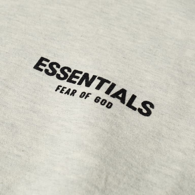 Fear of God Essentials Kids Hoodie SS22 'Light Oatmeal'