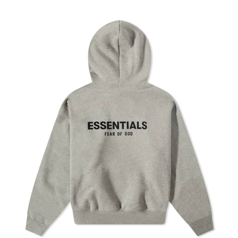 Fear of God Essentials Kids Hoodie SS22 'Dark Oatmeal'