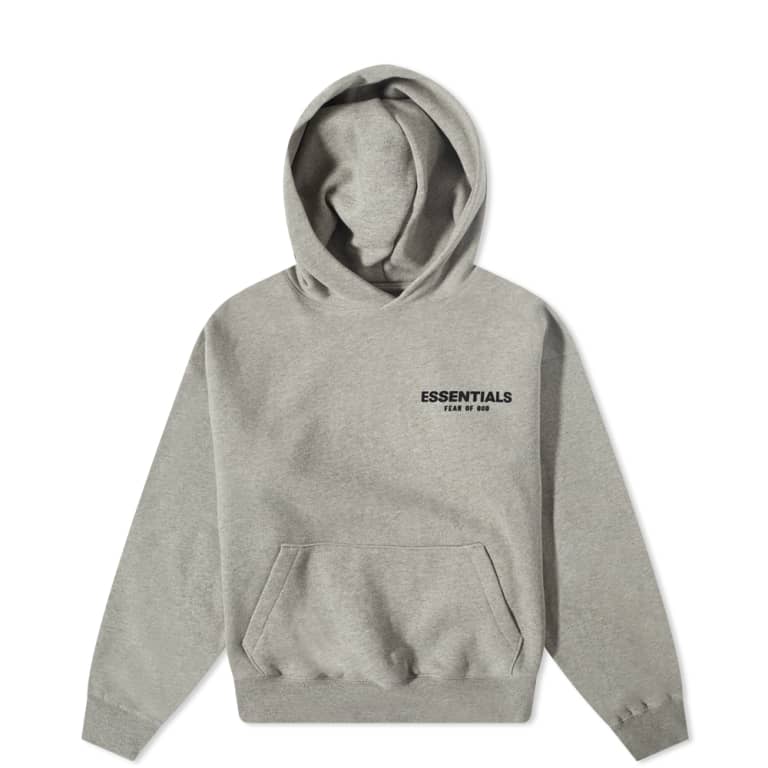 Fear of God Essentials Kids Hoodie SS22 'Dark Oatmeal'