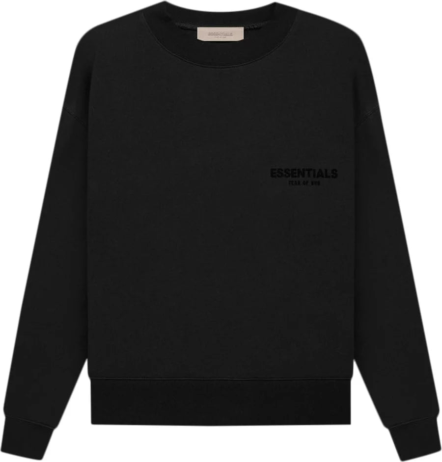 Fear of God Essentials Crewneck 'Stretch Limo' - Black