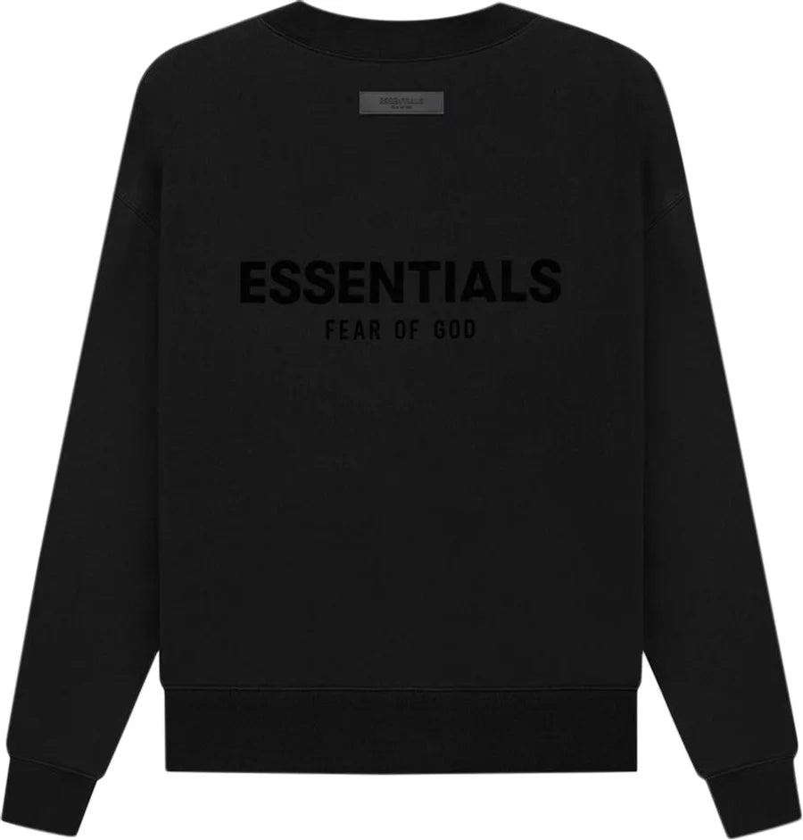 Fear of God Essentials Crewneck 'Stretch Limo' - Black