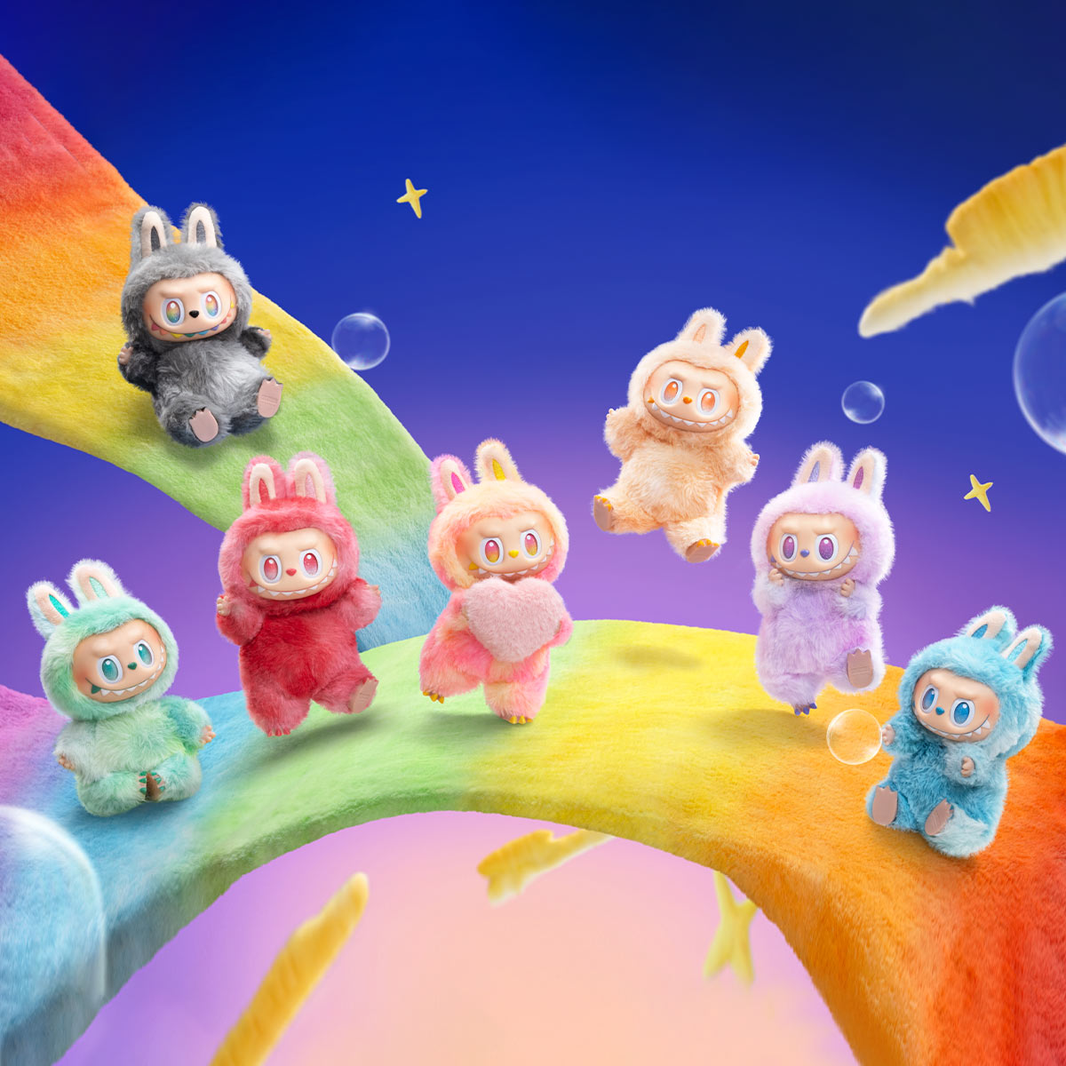 Pop Mart V3 The Monsters Labubu Big into Energy Series - Vinyl Plush Pendant Sealed Case (6 Blind Boxes)