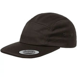Yupoong 7005 Classic Jockey 5 Panel Cap - Black