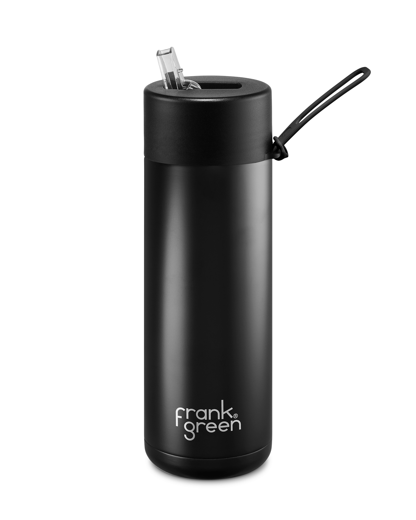 Frank Green Ceramic Reusable Bottle 595ml / 20oz (Midnight Black)
