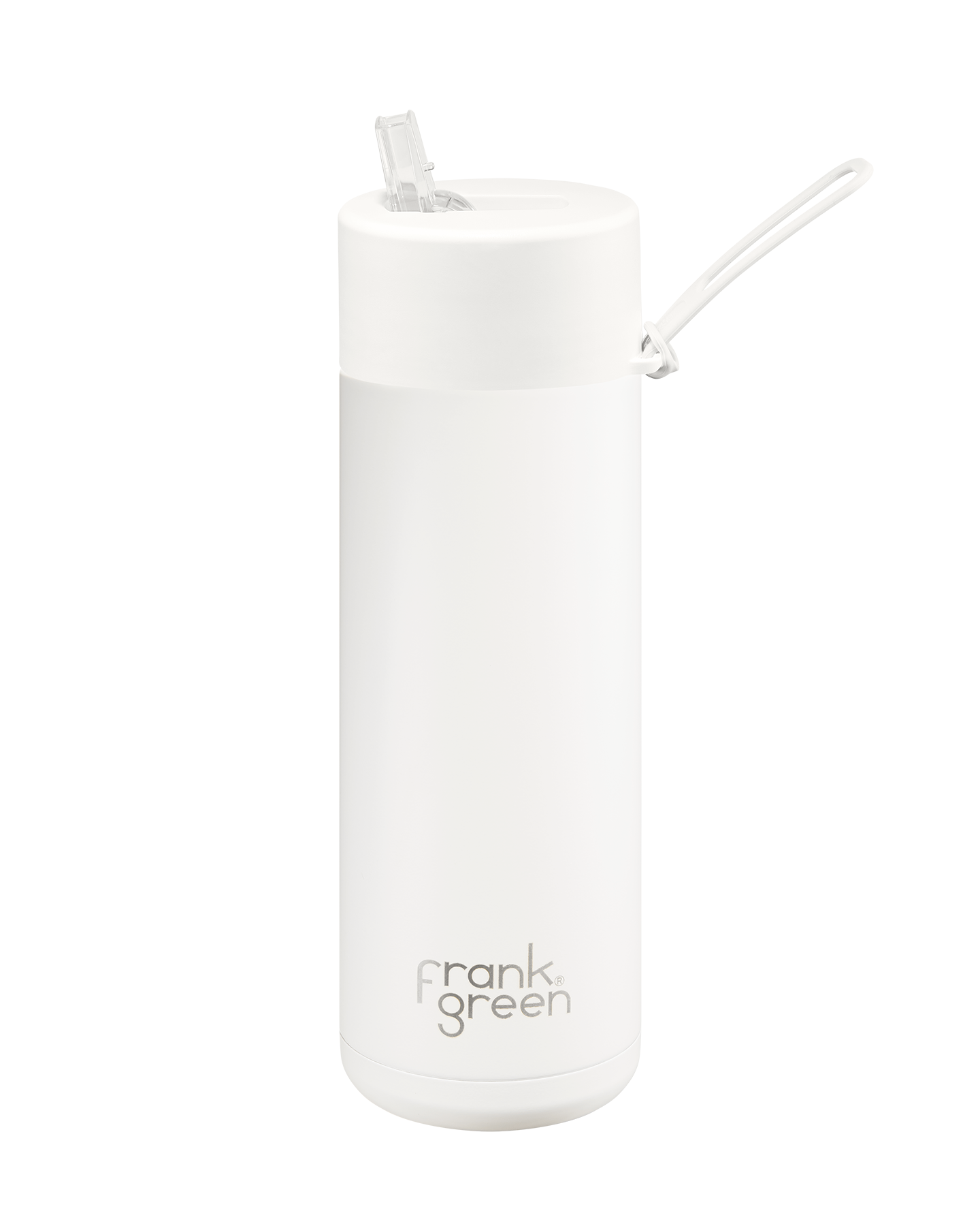 Frank Green Ceramic Reusable Bottle 595ml / 20oz (Cloud White)