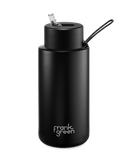 Frank Green Ceramic Reusable Bottle 1L / 34oz (Midnight Black)
