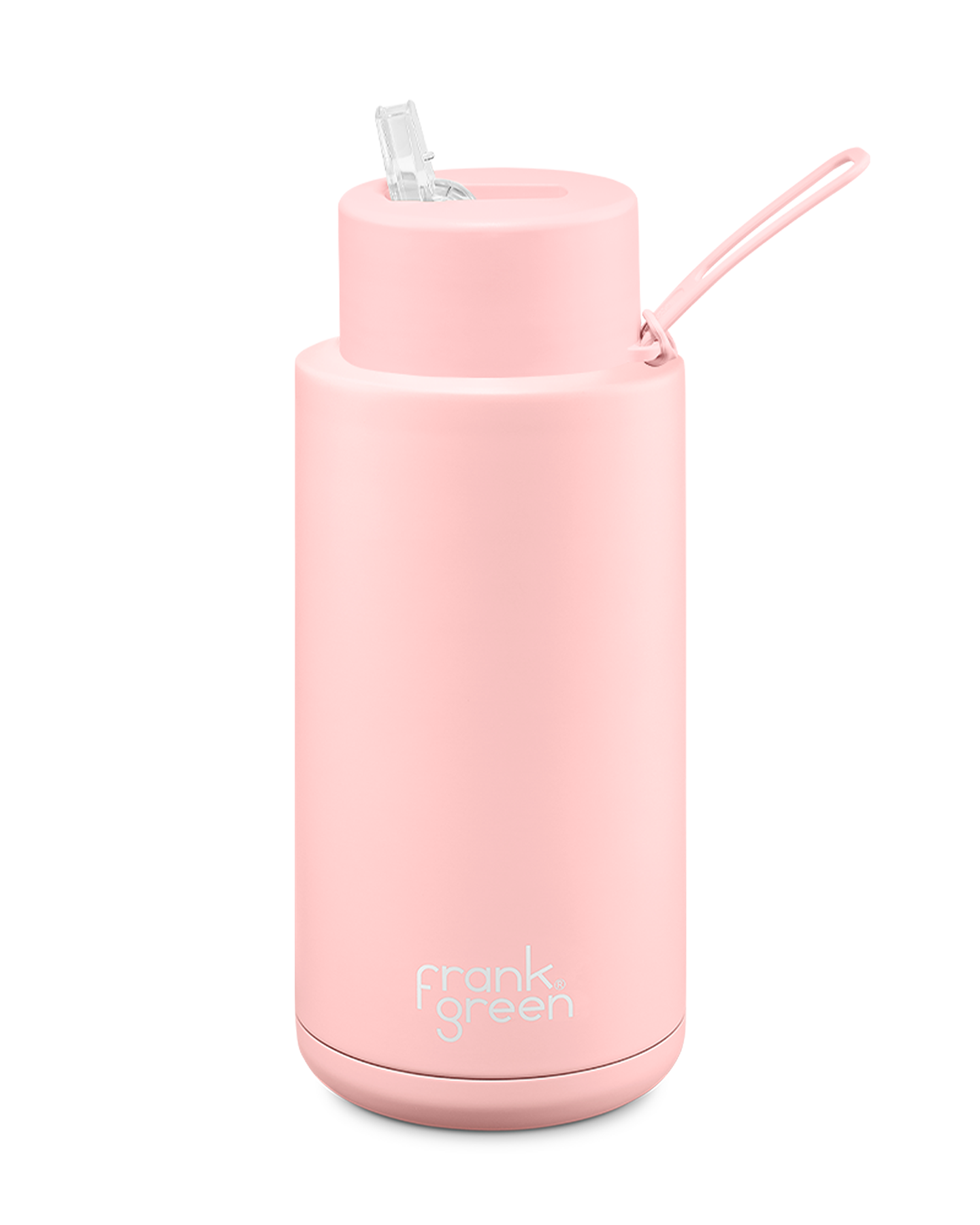 Frank Green Ceramic Reusable Bottle 1L / 34oz (Blushed Pink)