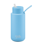 Frank Green Ceramic Reusable Bottle 1L / 34oz (Sky Blue)