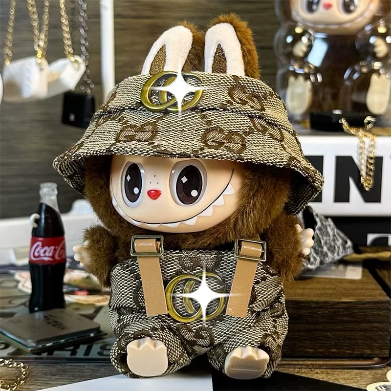 Pop Mart The Monsters Labubu Outfit (Biege Gucci)