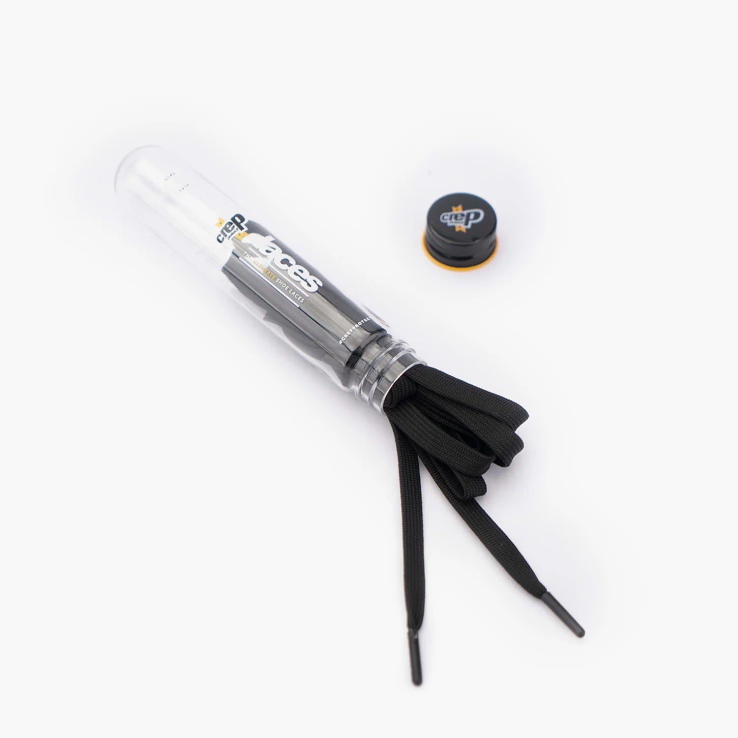 Crep Protect Pre-Treated Flat Laces - Black