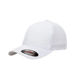 Flexfit 6511 Mesh Trucker Cap - White