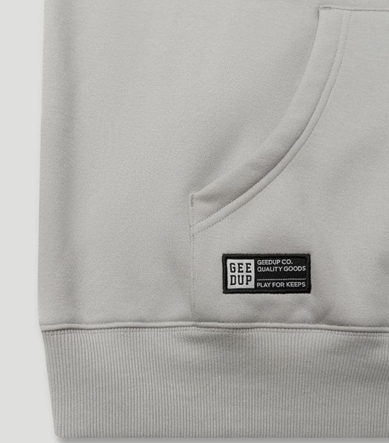 Geedup Team Logo Handstyle Hoodie 'Grey Grey'