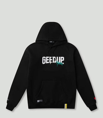 Geedup PFK x Footlocker Hoodie 'Black Turbo Green'