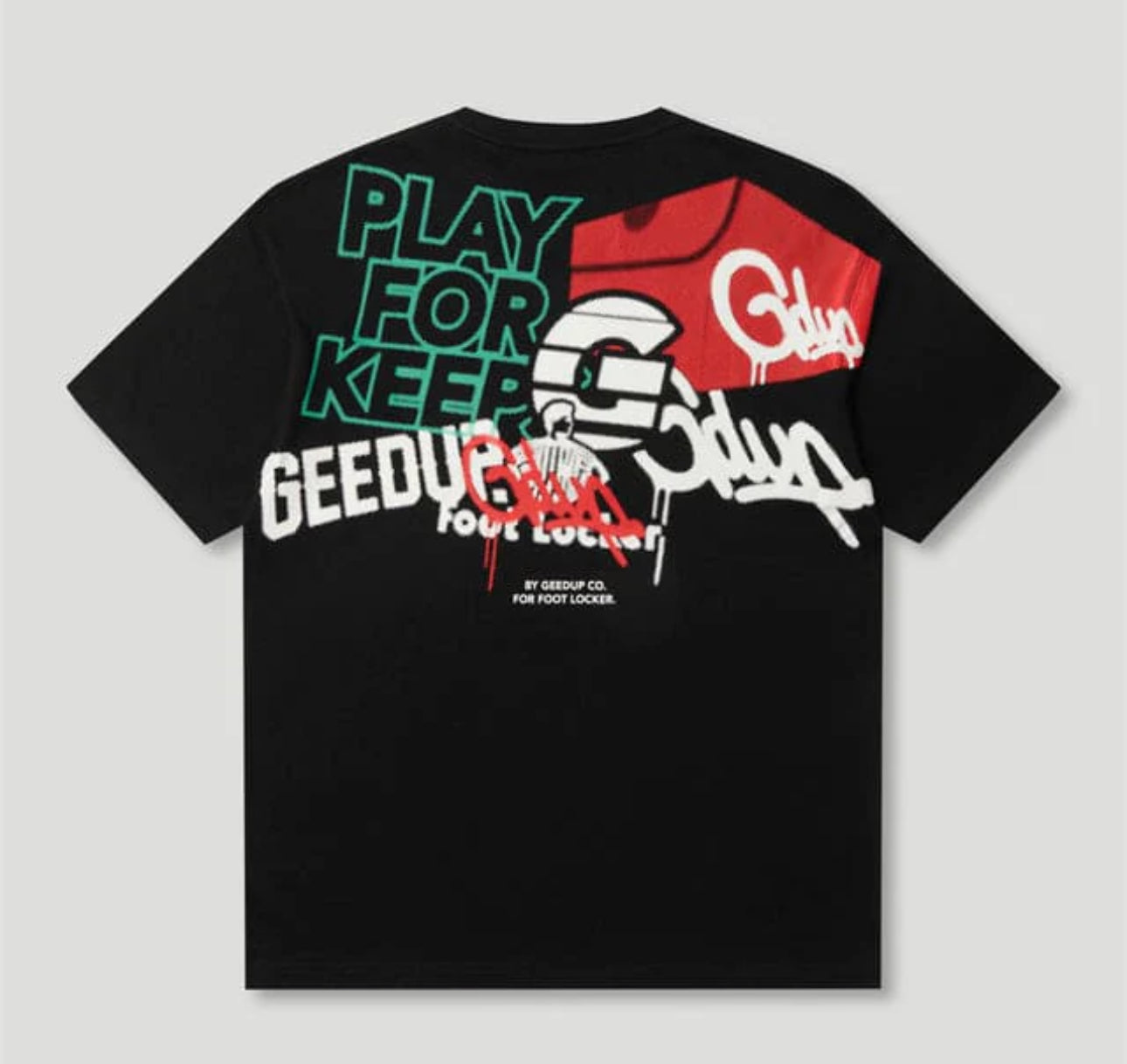 Geedup x Footlocker Handstyle Tee 'Black'
