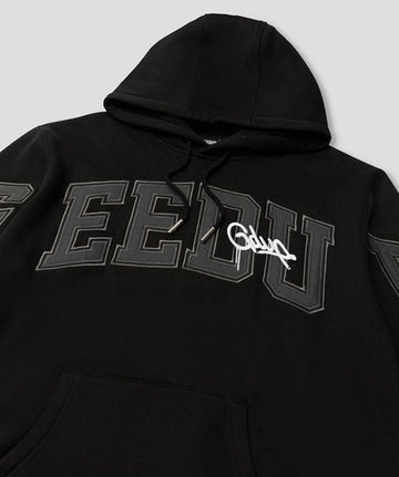 Geedup Team Logo Handstyle Hoodie 'Black Grey'