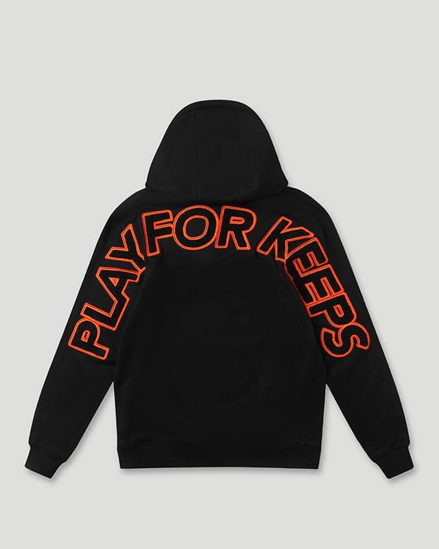 Geedup PFK Hoodie Black/Black Orange