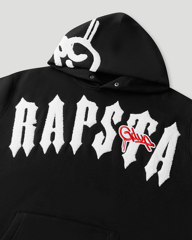 Geedup Handstyle x Trapstar Irongate Arch Hoodie 'Black White'