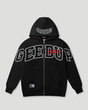 Geedup Team Logo x Trapstar Signature Jacket 'Black White Red'