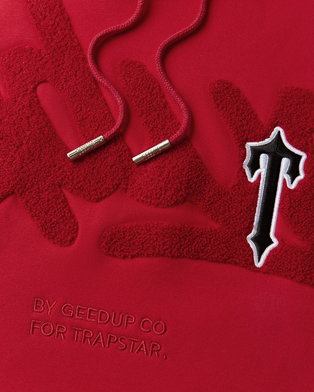 Geedup Handstyle x Trapstar Irongate T Hoodie 'Red'