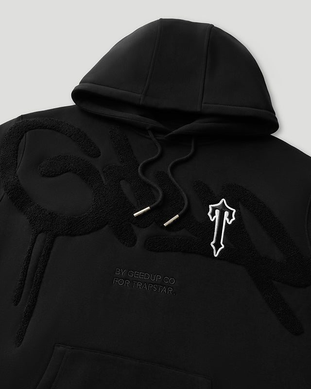 Geedup Handstyle x Trapstar Irongate T Hoodie 'Black'
