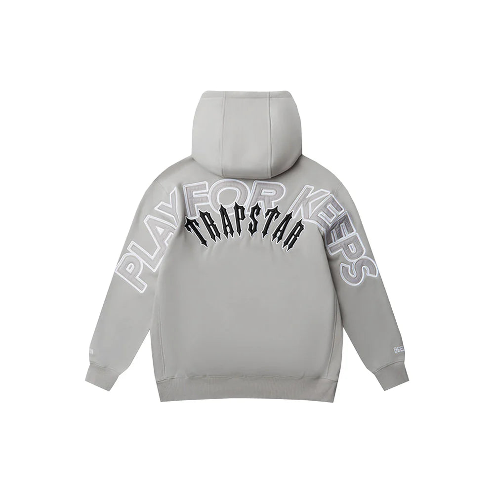 Geedup PFK x Trapstar Irongate Hoodie 'Grey/Black'