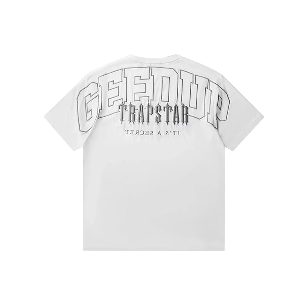 Geedup Team Logo x Trapstar Irongate T-Shirt 'White'