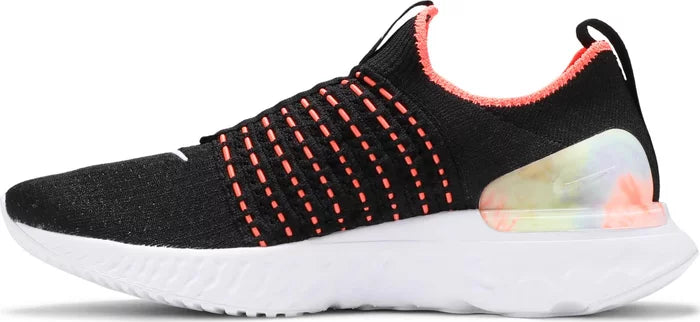 Women’s Nike React Phantom Run Flyknit 2 'Black Bright Mango'