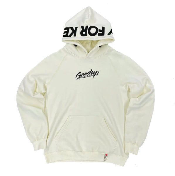 Geedup PFK OS Script Hoodie 'Cream' never miss
