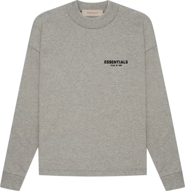 Fear Of God Essentials Long Sleeve Tee 'Dark Oatmeal'
