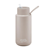 Frank Green Ceramic Reusable Bottle 1L / 34oz (Moon Dust)