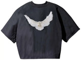 Yeezy Gap Engineered by Balenciaga Cropped Dove No Seam Tee 'Black'