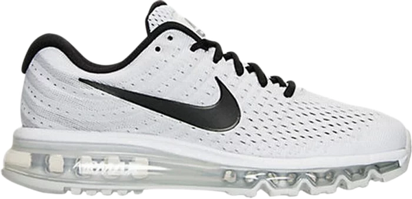 Men's Nike Air Max 2017 'White Black' – never miss