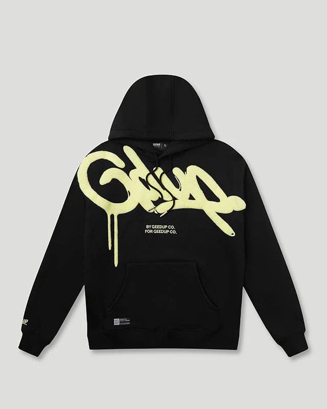 Geedup Handstyle Hoodie ‘Black Sorbet’