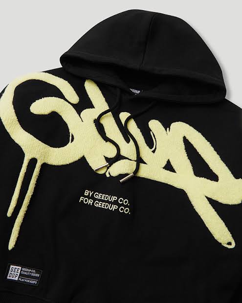 Geedup Handstyle Hoodie ‘Black Sorbet’
