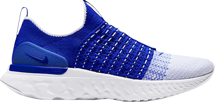 Men’s Nike React Phantom Run Flyknit 2 'Racer Blue White'