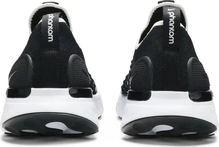 Men’s Nike React Phantom Run Flyknit 2 'Black White'