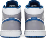 GS Nike Air Jordan 1 Mid 'Cement True Blue'