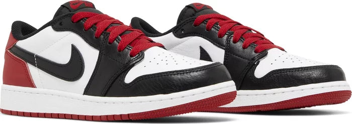 GS Air Jordan 1 Retro Low OG 'Black Toe'
