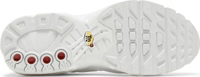 GS Nike Air Max Plus Tn White Metallic Silver ‘Triple White/Casper'