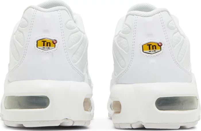 GS Nike Air Max Plus Tn White Metallic Silver ‘Triple White/Casper'