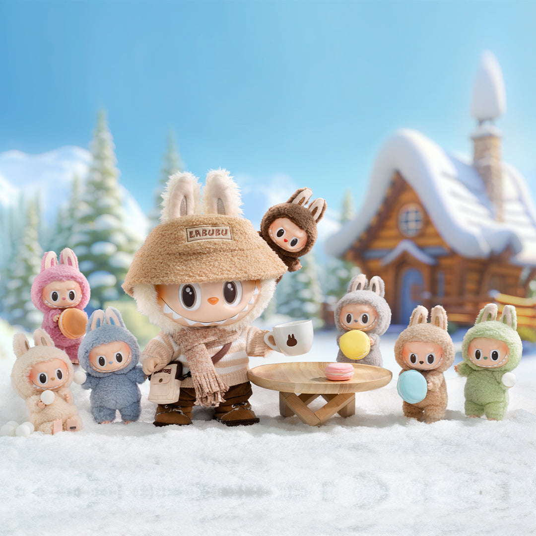 Pop Mart The Monsters Labubu Exciting Macarons Vinyl Face Plush Pendant (Blind Box)