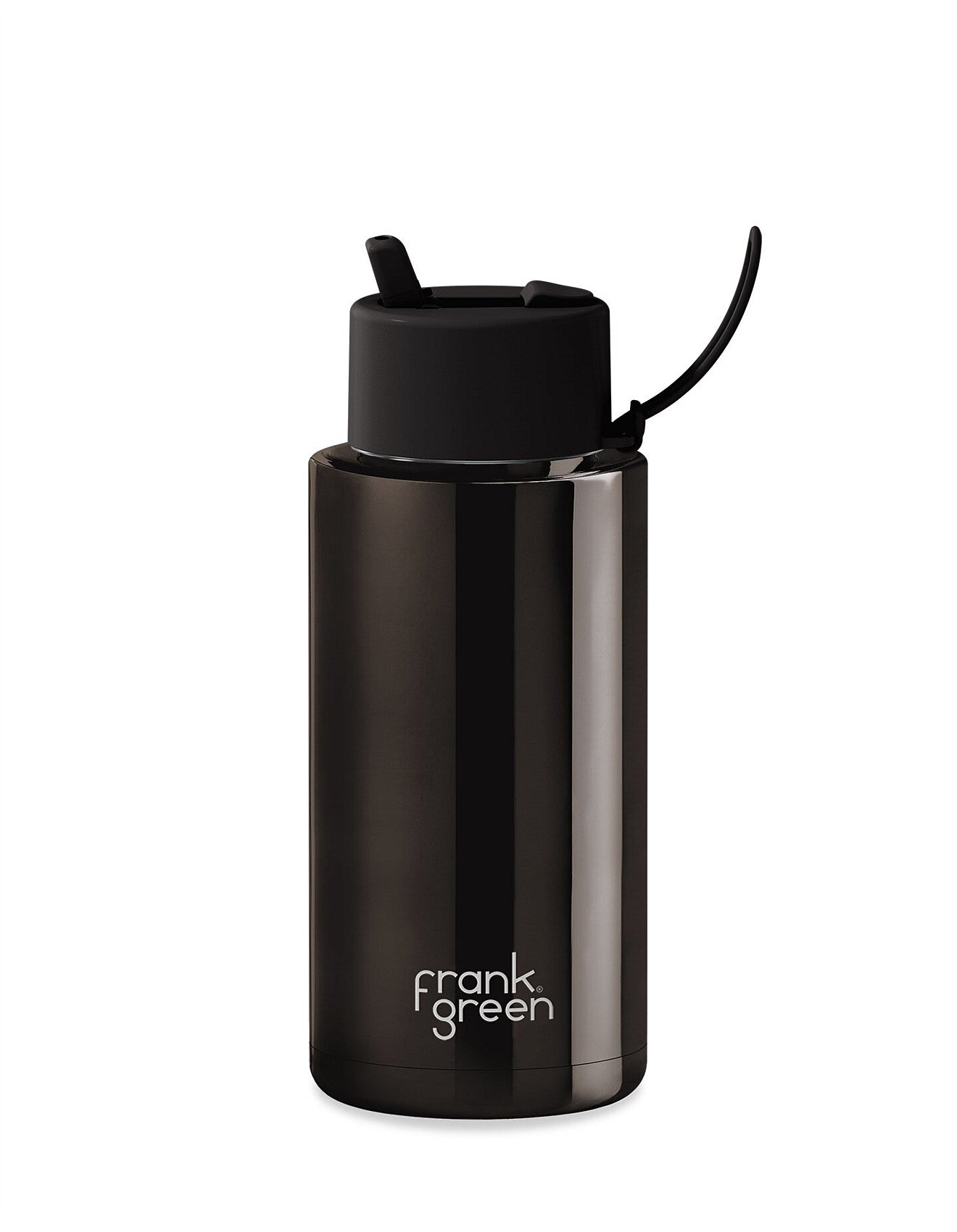 Frank Green Ceramic Reusable Bottle 1L / 34oz (Shadow Chrome)