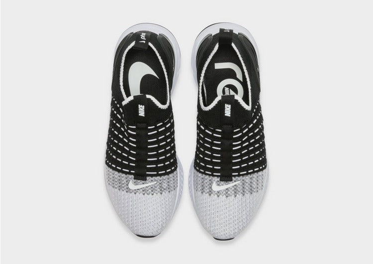 Women’s Nike React Phantom Run Flyknit 2 'Black/White'