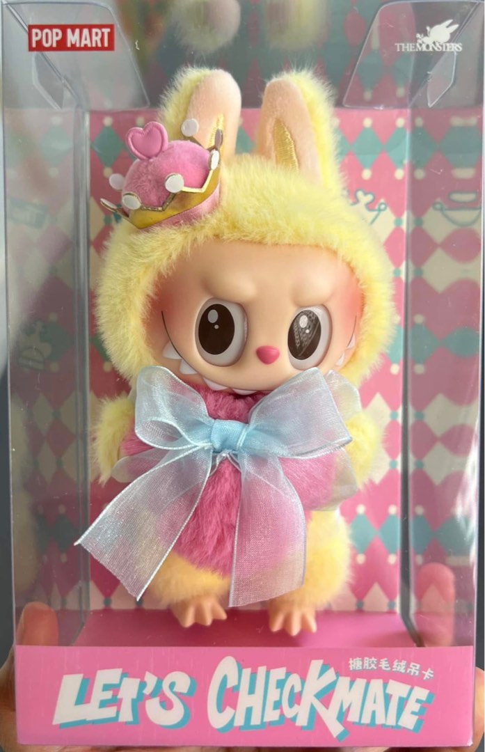 Pop Mart The Monsters Labubu Lets Checkmate Queen - Vinyl Plush Pendant