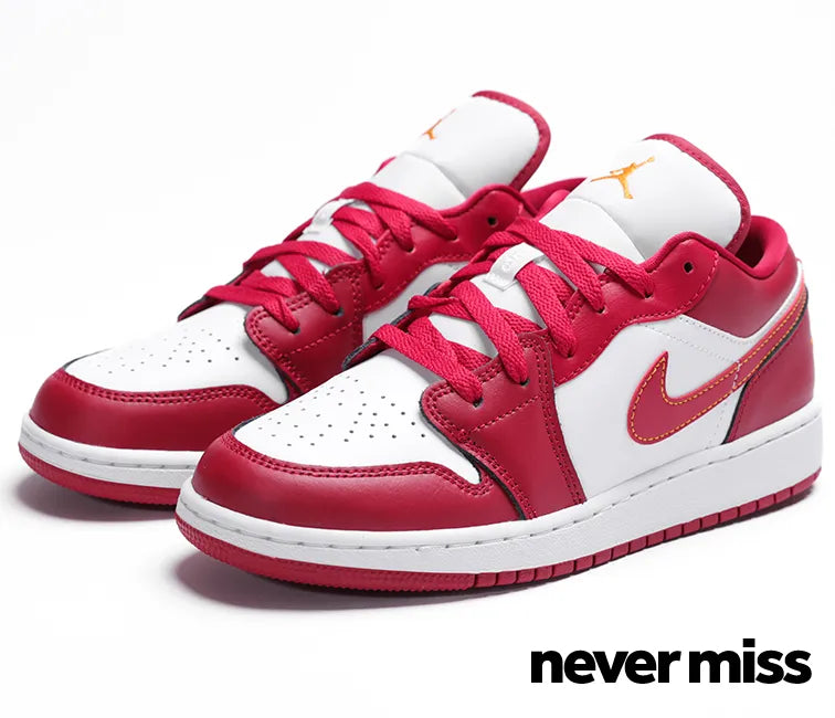 GS Nike Air Jordan 1 Low 'Cardinal Red'