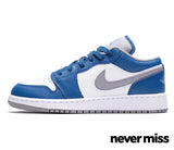 GS Nike Air Jordan 1 Low 'True Blue'