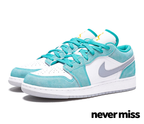 GS Nike Air Jordan 1 Low SE New Emerald never miss