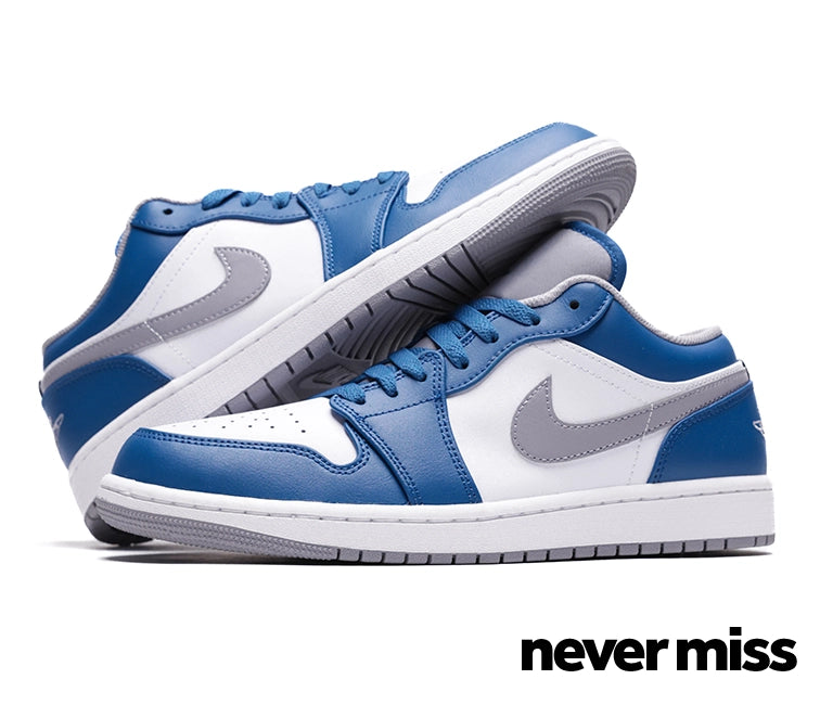 Men's Nike Air Jordan 1 Low 'True Blue'