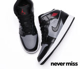 GS Nike Air Jordan 1 Mid 'Shadow Red'