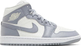 Women's Nike Air Jordan 1 Mid 'Stealth Grey'